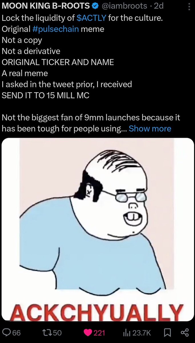 pokeballpls's tweet photo. @HansieCrypto #ackchyually hope this one can make it ser, LFG https://t.co/fRSOoVST1H