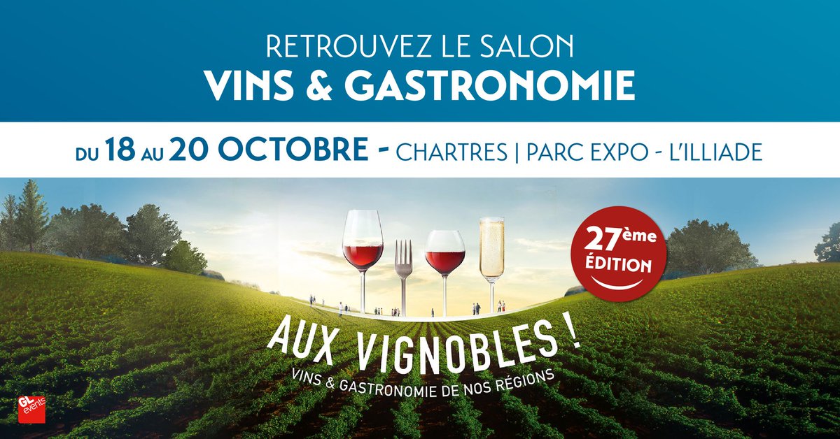 Première présence au salon Aux Vignobles de Chartres... Venez retrouver Nouvelle Plaine, les vins de Beauce, avec toutes les appellations de France et pleins d'autres produits gastronomiques !