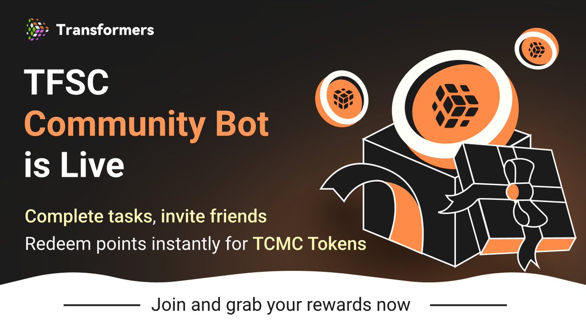🤖 TFSC Community Bot is LIVE! 🤖

At #TFSC, we’re all about community-first and staying true to the spirit of #decentralization. 
That’s why the entire supply of $TCMC (100 billion) will be minted based on the actions and engagement of our community members. 
👉 Join the bot