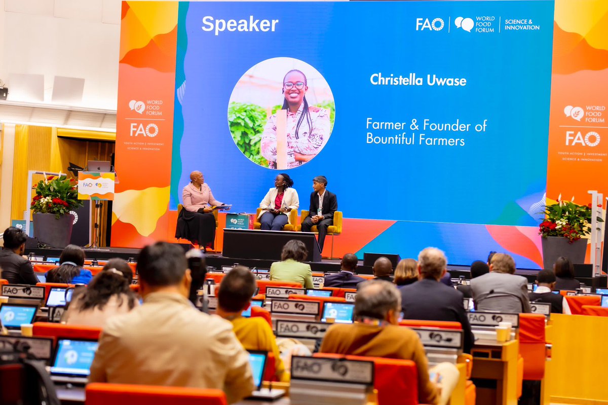Bountiful_Farm's tweet photo. Our CEO shared insights from how we are embracing Technology in Agriculture In Rwanda and specifically at Bountiful Farmers, highlighting how it support sustainable growth. We are excited about the future we are working to build together. https://t.co/lSyTlOHVGP