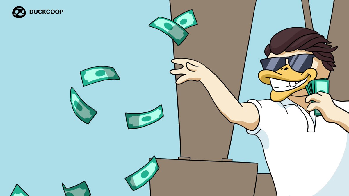 ☀️ GM, duckies! Have you done Daily Check-in for today? 🦆

🤑 Not yet? Jump in now to grab FREE $DUCKS: t.me/duckscoop_bot/…

$DUCKS isn’t listed yet, so grab as many as you can while the getting’s good, duckies!  💰

🦆 $DUCKS Channel: t.me/duckcoopchannel