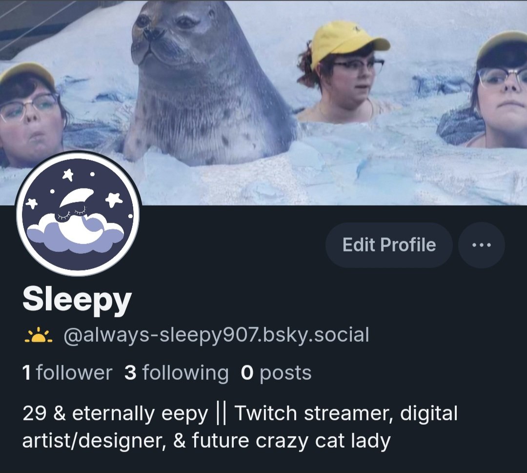AlwaysSleepy907's tweet photo. Ya girl is movin to BlueSky - RIP Twitter, sorry your name got changed to X and became dumb ):

#Bluesky #SocialAlert https://t.co/PoVNmrSW7K