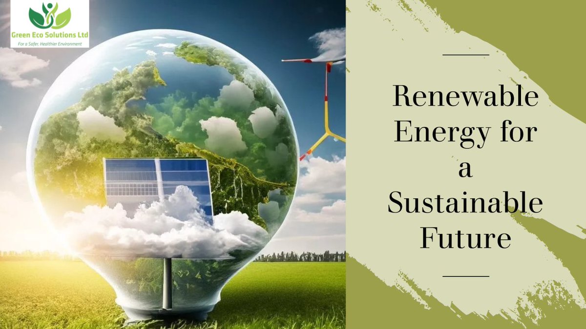 GreenEcoSoluti1's tweet image. #FutureFocusedFriday: The Future is Green!
Renewable energy isn’t just a trend – it’s the path to a sustainable, thriving planet. As we work to reduce carbon emissions and combat climate change, clean energy solutions like solar, wind, and eco-friendly briquettes are leading .