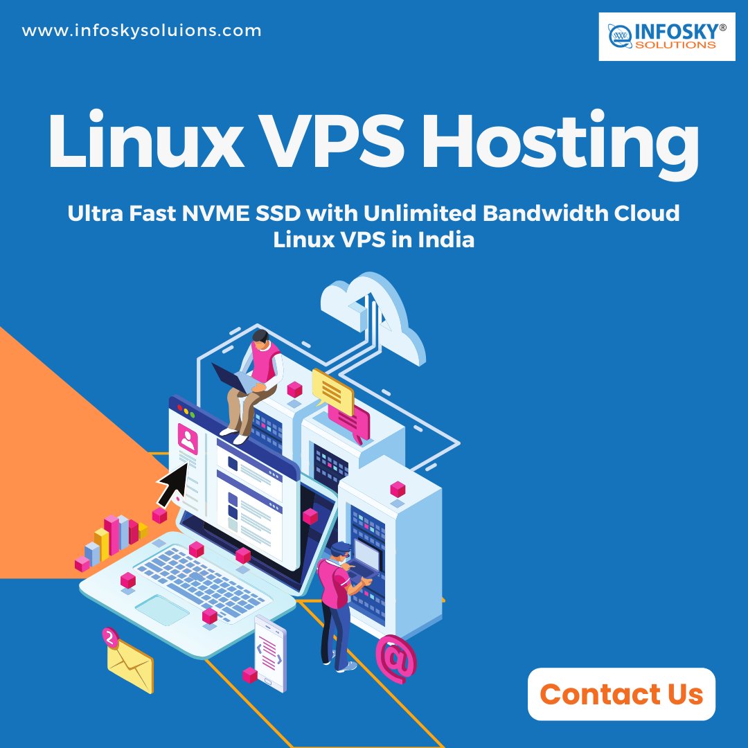 infoskysolution's tweet image. Linux VPS Hosting!
Our VPS Hosting Plan is designed with a high-configuration server.
Learn more: infoskysolutions.com/linux-vps-host…
#vpshosting #hosting #linuxvpshosting #infoskysolutions