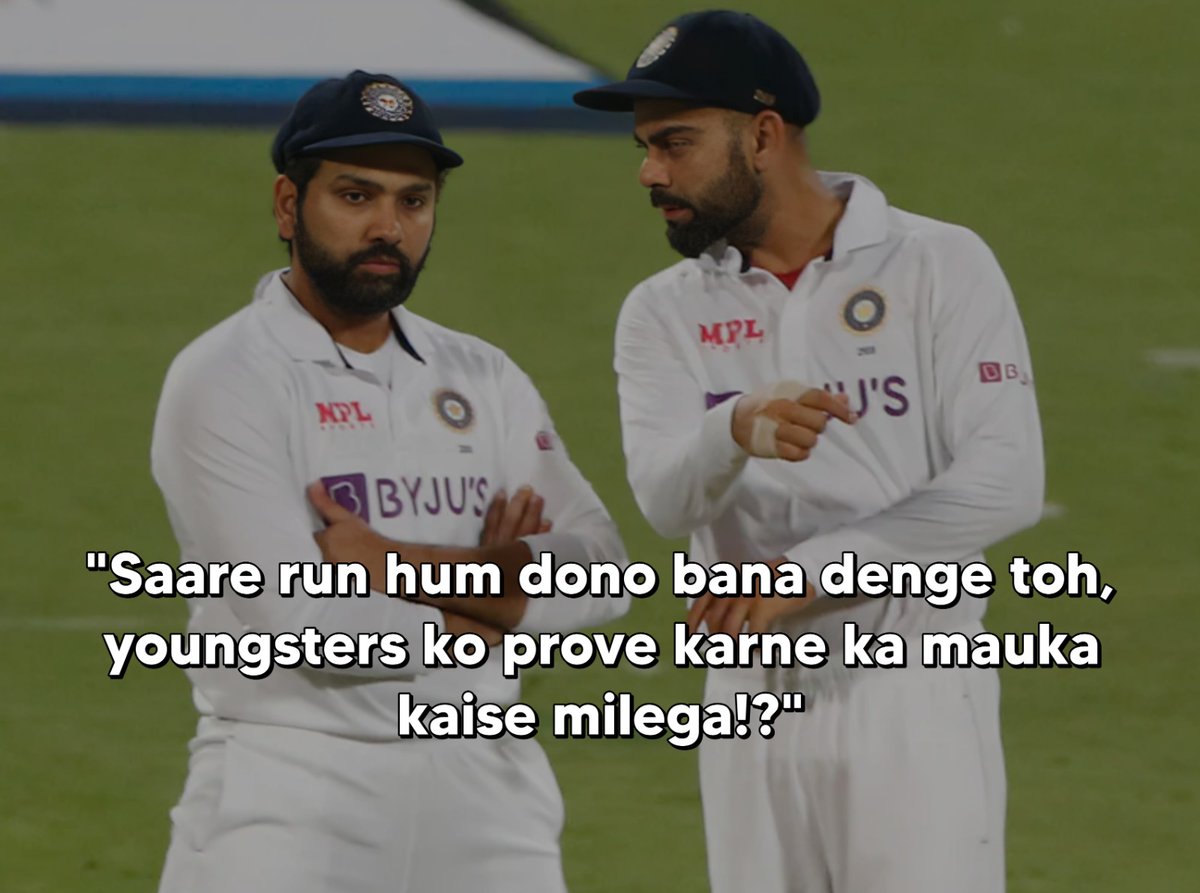 Reality_meme113's tweet photo. baat toh sahi hai 😁😁
#ViratKohli𓃵 #RohitSharma𓃵 #INDvsNZ @imVkohli @ImRo45 https://t.co/47qvMsrn1Q