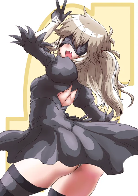 今日の日課は2B衣装春日部つむぎさんです 