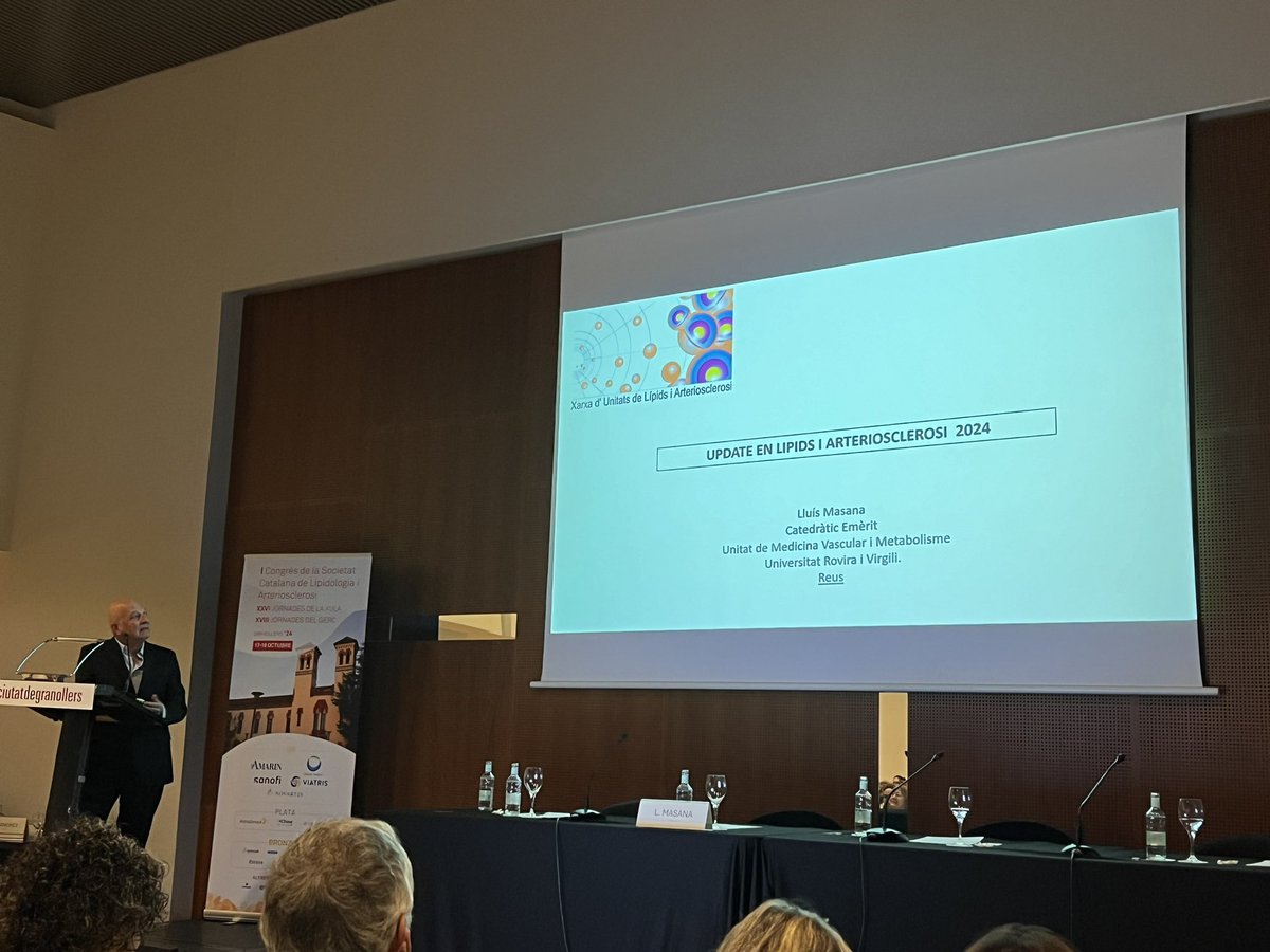 Impresionante update de <a href="/lluismasana/">Lluís masana</a> en el:              👉🏼I Congrés de la Societat Catalana de Lipidologia i Arteriosclerosis, XXVI Jornades de la XULA, XVIII Jornades del GERC #CongrésXULA2024 <a href="/xulacatalunya/">Xarxa d'Unitats de Lípids i Arterioesclerosi CAT</a>  #lípids #arteriosclerosis