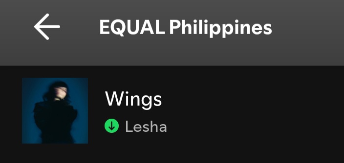 lovexpsyche's tweet photo. AUGUST WAHH'S "EASIER SAID THAN DONE" AND LESHA'S "WINGS" on SPOTIFY'S EQUAL PHILIPPINES PLAYLIST 
October 2024 

EQUAL Philippines
https://t.co/wid87h3aEh

#AugustWahh #EasierSaidThanDone #Lesha #LeshaWings #CarelessMusic #EQUALPhilippines 
📷Spotify https://t.co/IzcrgJSpvJ