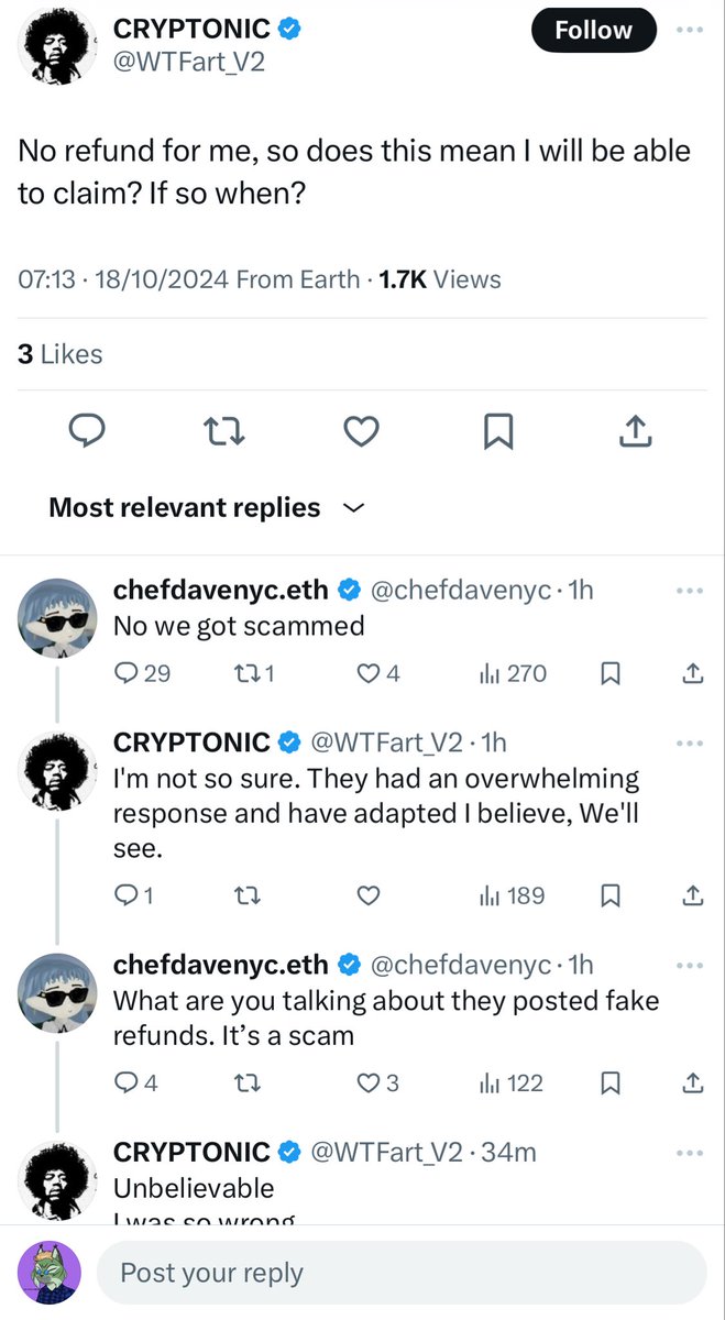 AnonVee_'s tweet photo. Did a new rug just happen?

@IBXtrade is incubated by @OrderlyNetwork

IBX launched a presale 3 days back with the aim to raise $3.2m and refund non-selected participants 

The presale ended up raising over 160k SOL ($24m)

Participants expected $21.8m to be refunded but guess what?

The team created a poll on THE WEBSITE FULLY CONTROLLED BY THEM on whether to increase the cap or keep the original limit of the presale?

Ofc we know what happened.

The result was to increase the cap and refund 65k SOL ($9.7m)

Team claimed they already refunded 65k SOL but in reality, the team sent sol to the multiple addresses they created. THERE’S NO SINGLE PERSON IN THE COMMENT SECTION THAT RECEIVED THE REFUND.

Team went on to create the token ARTIC at $50m MCAP at 6:16am UTC
(shouldn’t claim page be live before team adds LP ? )

The team dumped the chart from $50m MCAP to $6m MCAP before presale participants were able to claim their ARTIC tokens.

The claim page was created at 7:02am UTC

Just few people have been able to claim

CEXs that listed ARTIC
• @MEXC_Official 
• @LBank_Exchange 

I DIDN’T PARTICIPATE IN THE PRESALE NOR DID I BUY THE TOKEN

JUST EXPOSING THE SCAMMERS THAT ORDERLY INCUBATED