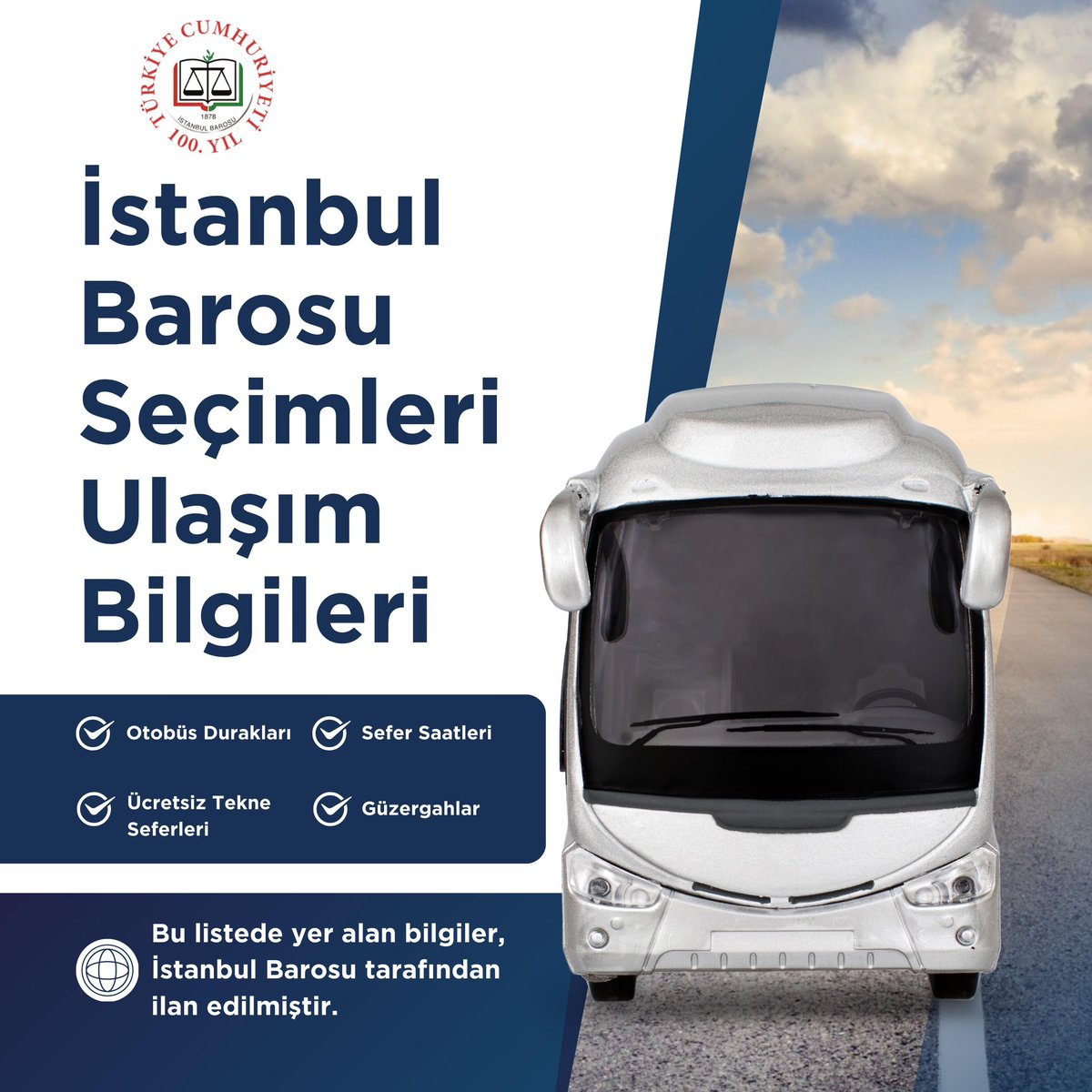 AvukatHG's tweet photo. Yarın yapılacak olan #İstanbulBarosu Genel Kurulu ile pazar günkü seçimler için Baromuz tarafından duyurulan tekne ve servis saatlerini bilgilerinize sunarız. Servisler ücretsizdir. https://t.co/oiWf4V2qgw