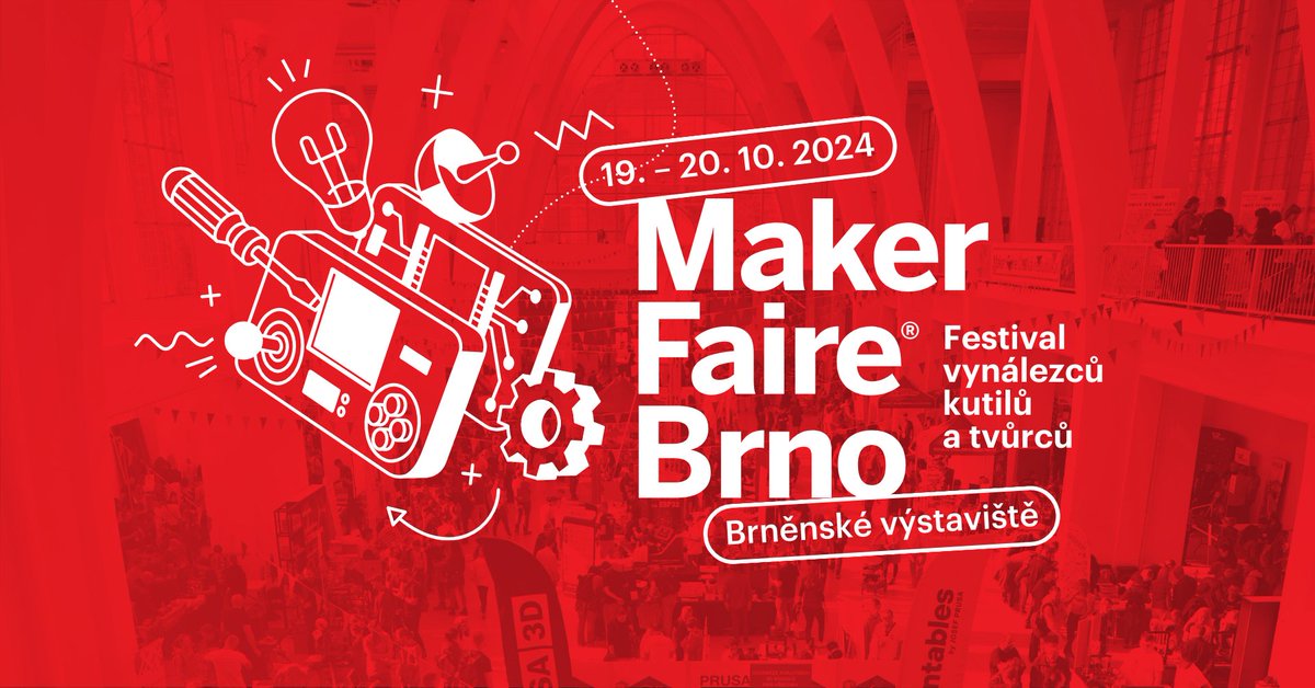 Tento víkend začíná <a href="/MakerFaireCZ/">Maker Faire Česká republika</a> v Brně! 🥳🎉

Já budu poprvé mezi vystavovateli prezentovat svoje elektro výrobky pod značkou µArt. Přijďte si za mnou pokecat o Meshtasticu, emulátoru GameBoy nebo o čemkoliv dalším.

Tak ahoj zítra a v neděli. 👋