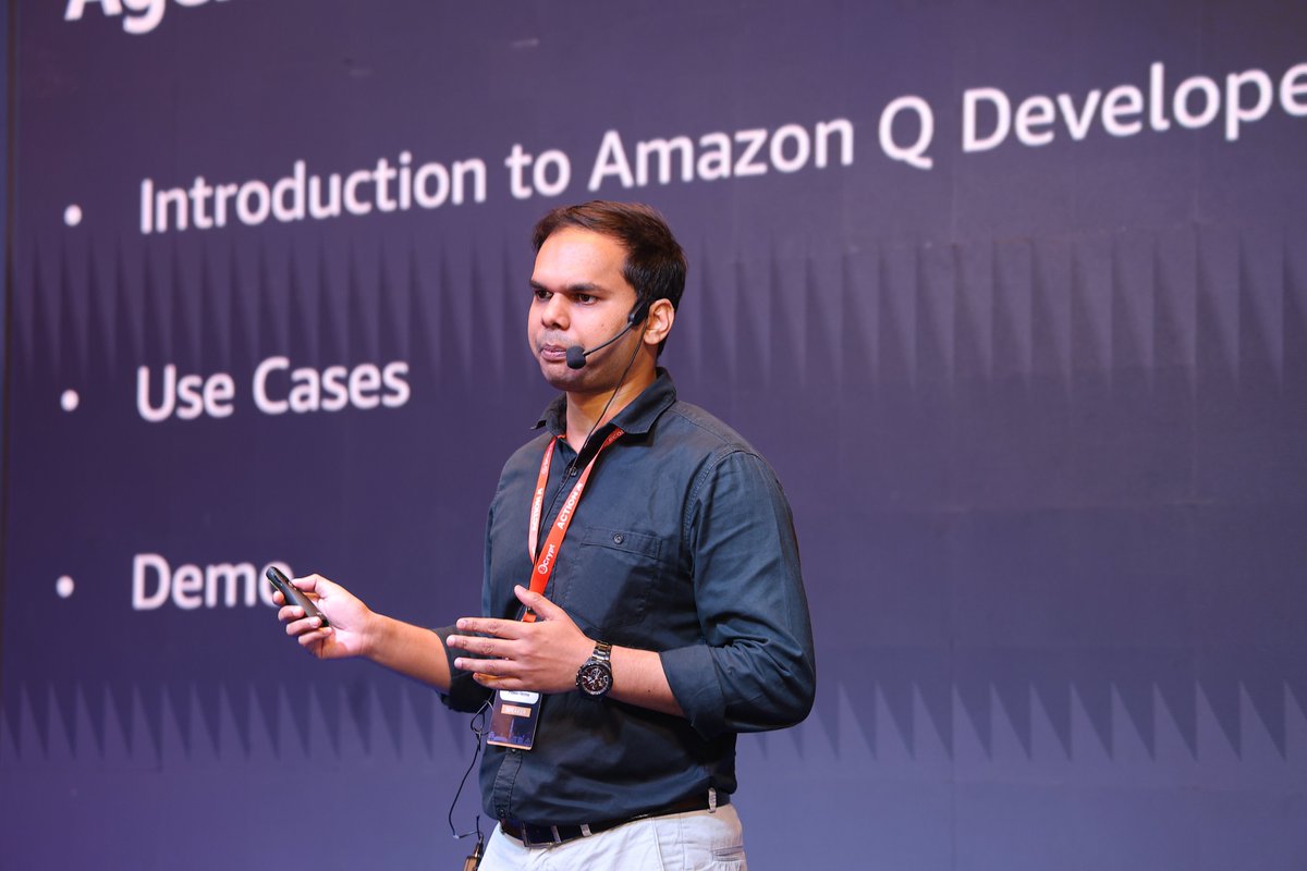 Excited about the potential of Amazon Q Developer after Pawan Verma's talk at #ActionAIConf 2024. AI-driven software development is the way forward!

#AI #AIConference #ActionAIConference #TechConference #amazonqdeveloper