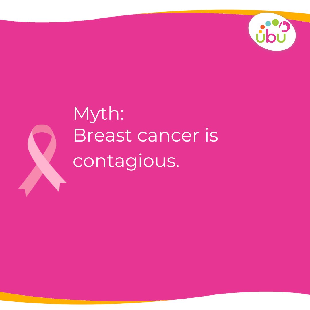ubusupport's tweet image. it&apos;s Breast Cancer Awareness Day, it&apos;s important we do some myth-busting around the disease!