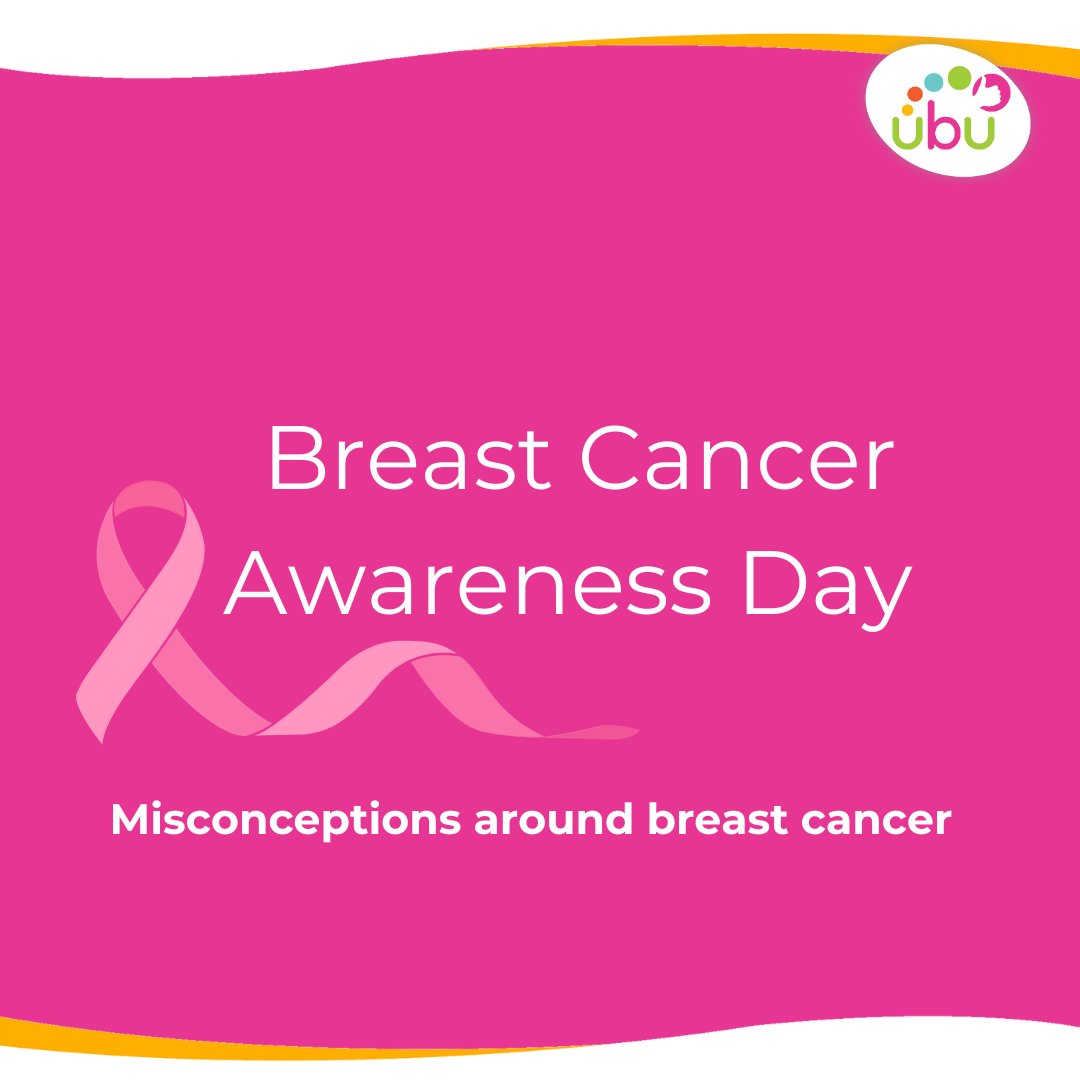 ubusupport's tweet image. it&apos;s Breast Cancer Awareness Day, it&apos;s important we do some myth-busting around the disease!