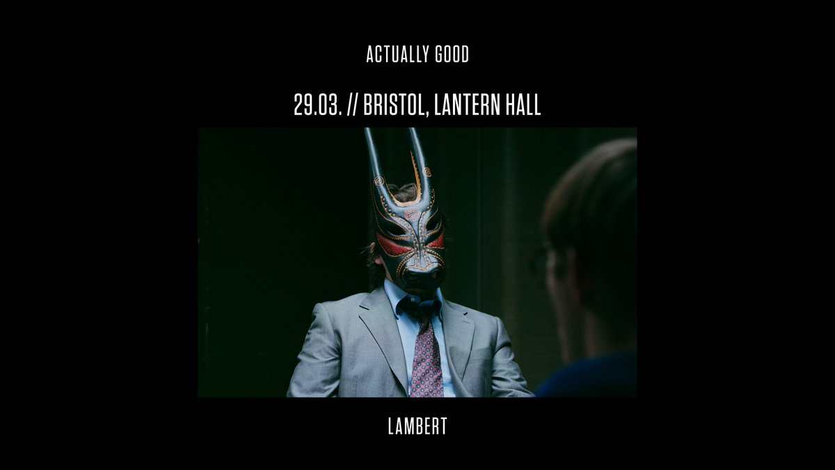 Masked musician Lambert captivates audiences with his unique, genre-crossing compositions, spanning piano, jazz, and electronica. Hear Lambert’s haunting record live for the first time in Bristol.
 
Coming to Lantern Hall Sat 29 Mar 2025
 
On sale
Tickets: buff.ly/3A4OD4S