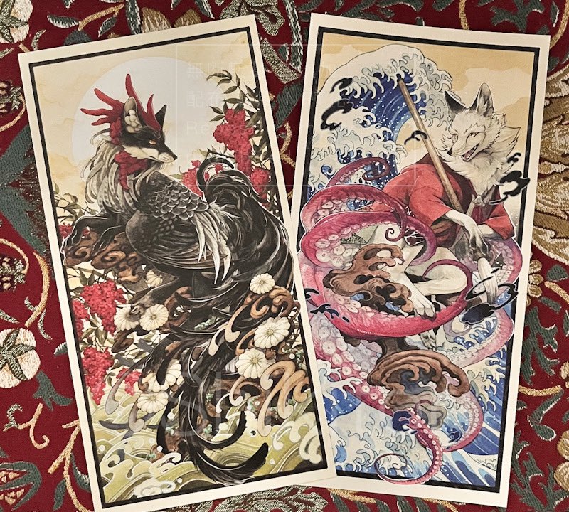 アートダイブで販売する新作の大判ポスカ2種と引用元のに追加して持っていくドローイングです
いよいよ明日明後日の開催なのでよろしくですー! 