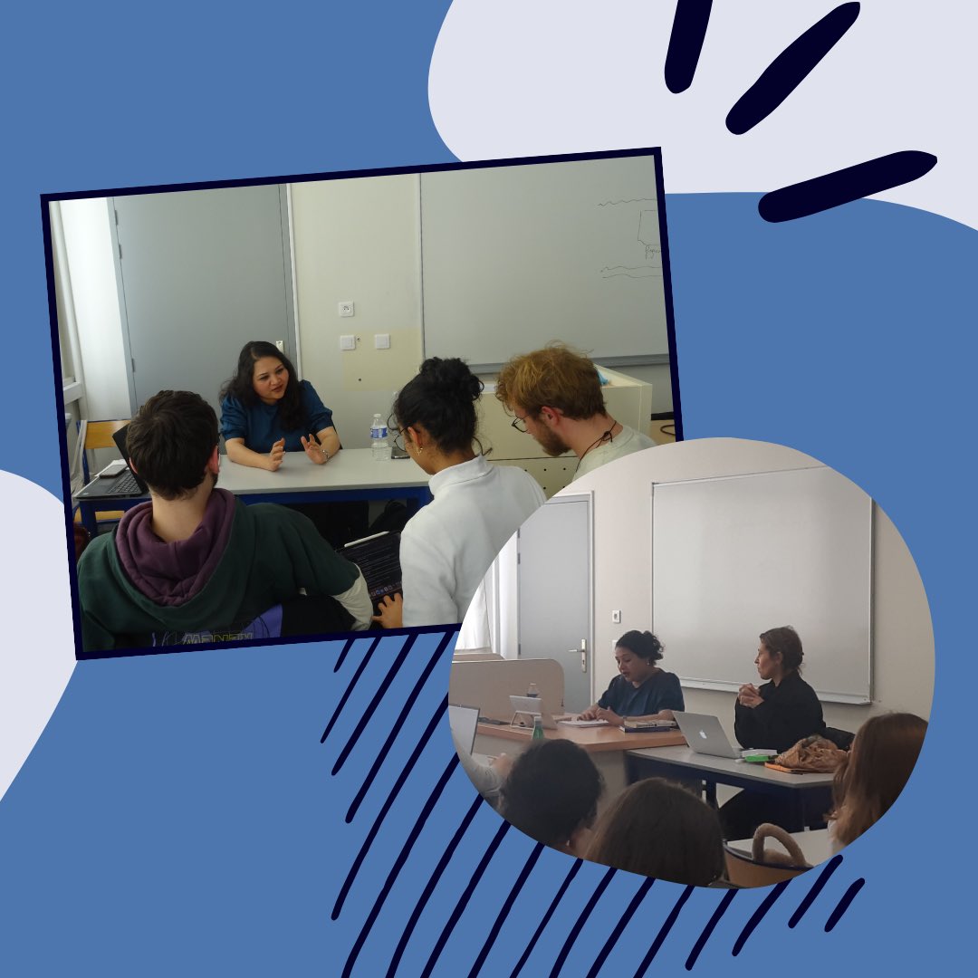 Ariel_ul_'s tweet photo. Les 9 et 16 octobre, Puja a rendu visite aux étudiants de L3 LLCER, dans leurs cours de rédaction d’article de presse, durant lequel elle a pu leur transmettre ses conseils et répondre à leurs questions. https://t.co/ycleIP3ffx
