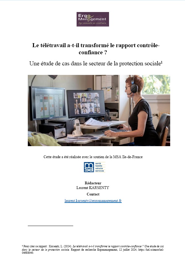 🎬 Clap de fin pour une étude de l'impact du télétravail sur les pratiques managériales démarrée il y a près de 18 mois avec le soutien du Groupe MSA en Ile-de-France. Le rapport présentant cette étude et ses résultats (70 p.) est en accès libre ici : hal.science/hal-04688040