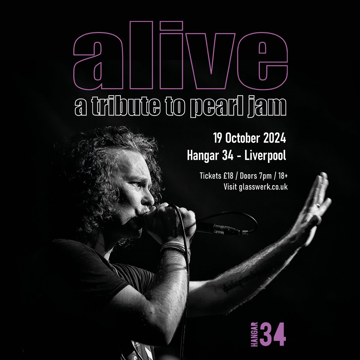 ⚠️TONIGHT⚠️

Don't miss <a href="/AliveTributeHQ/">Alive - A Tribute to Pearl Jam</a>   live at Hangar34 TONIGHT!
Doors - 19:00