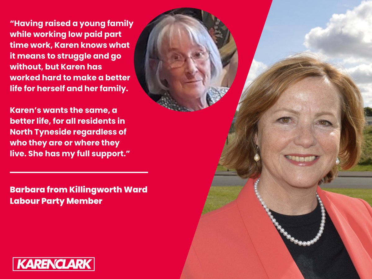 Barbara wants a North Tyneside that works for every family and she’s supporting me to be the Elected Mayor of North Tyneside.