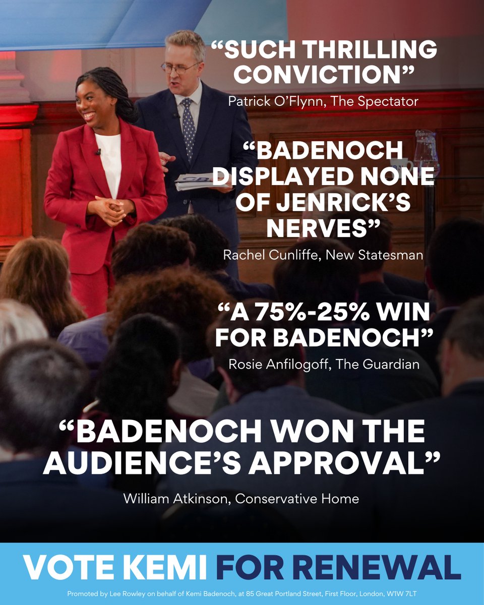 The reviews are in.

#VoteKemi