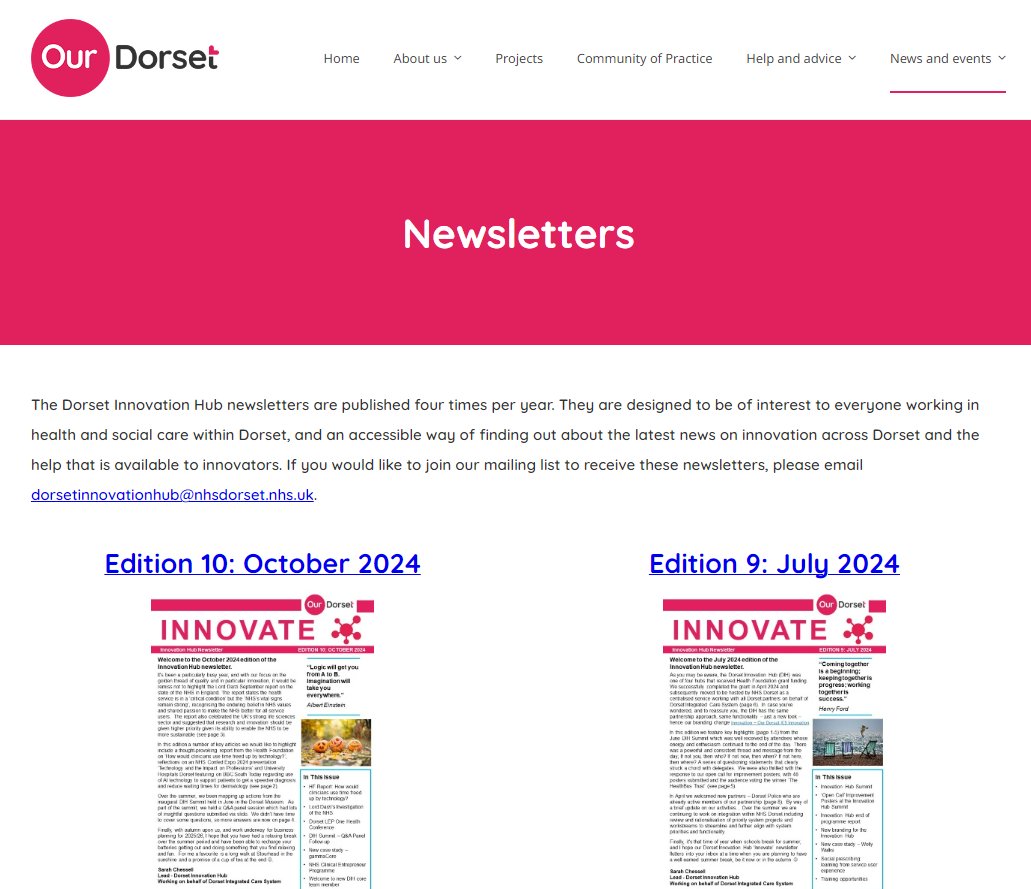 Sandra Courtiour (@scourtiour) on Twitter photo 📢Latest #DorsetInnovationHub newsletter available rb.gy/u6kniw Includes articles on the impact of technology, <a href="/DorsetLEP/">Dorset LEP</a> One Health conference, new case study, recent reports, & info on training ops. Do have a read & let us know if u have items you'd like featured? 📢Latest #DorsetInnovationHub newsletter available rb.gy/u6kniw Includes articles on the impact of technology, <a href="/DorsetLEP/">Dorset LEP</a> One Health conference, new case study, recent reports, & info on training ops. Do have a read & let us know if u have items you'd like featured?