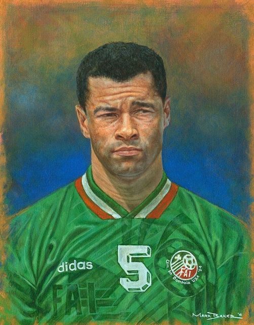 eireguide's tweet photo. A reminder of the stunning portrait by @markbakerart  of one of the greatest boys in green. ☘️ #coybig https://t.co/2IqGJpz5Pg