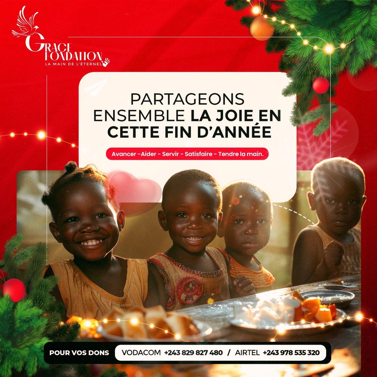graceFondation's tweet photo. Bonjour à tous la fondation Grâce organise un repas de Noël pour les enfants orphelins , nous avons ciblé deux orphelinats .
vos participations seront la bienvenue : nourriture, vêtements , friandises , cadeaux , l’argent , couverture médias et autres ….
vous êtes la Bienvenue🙏🏻 https://t.co/gVKVcRUMcN