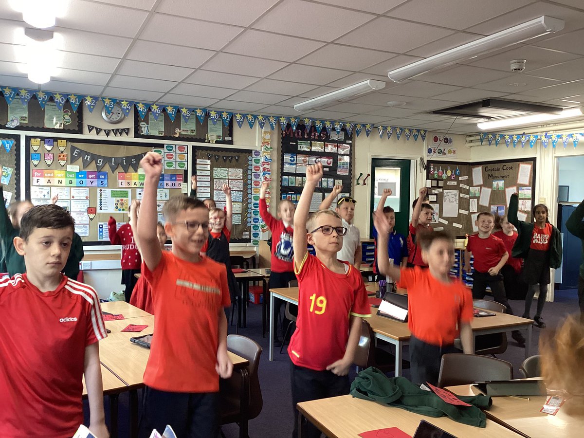 BaderPrimary's tweet image. Y3R are enjoying our wake and shake whilst supporting ‘Give Racism the Red Card’ #WRD24 #RRSarticle2