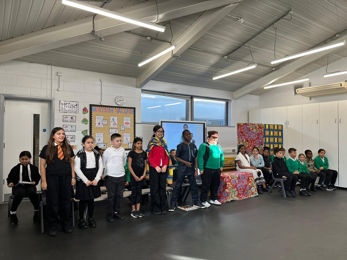 DeltaPrimary's tweet image. Fantastic class assembly from our Y5/6 class! The children enjoyed sharing their learning and exploring Black History Month. Thank you to all of our families who came along and showed their support.