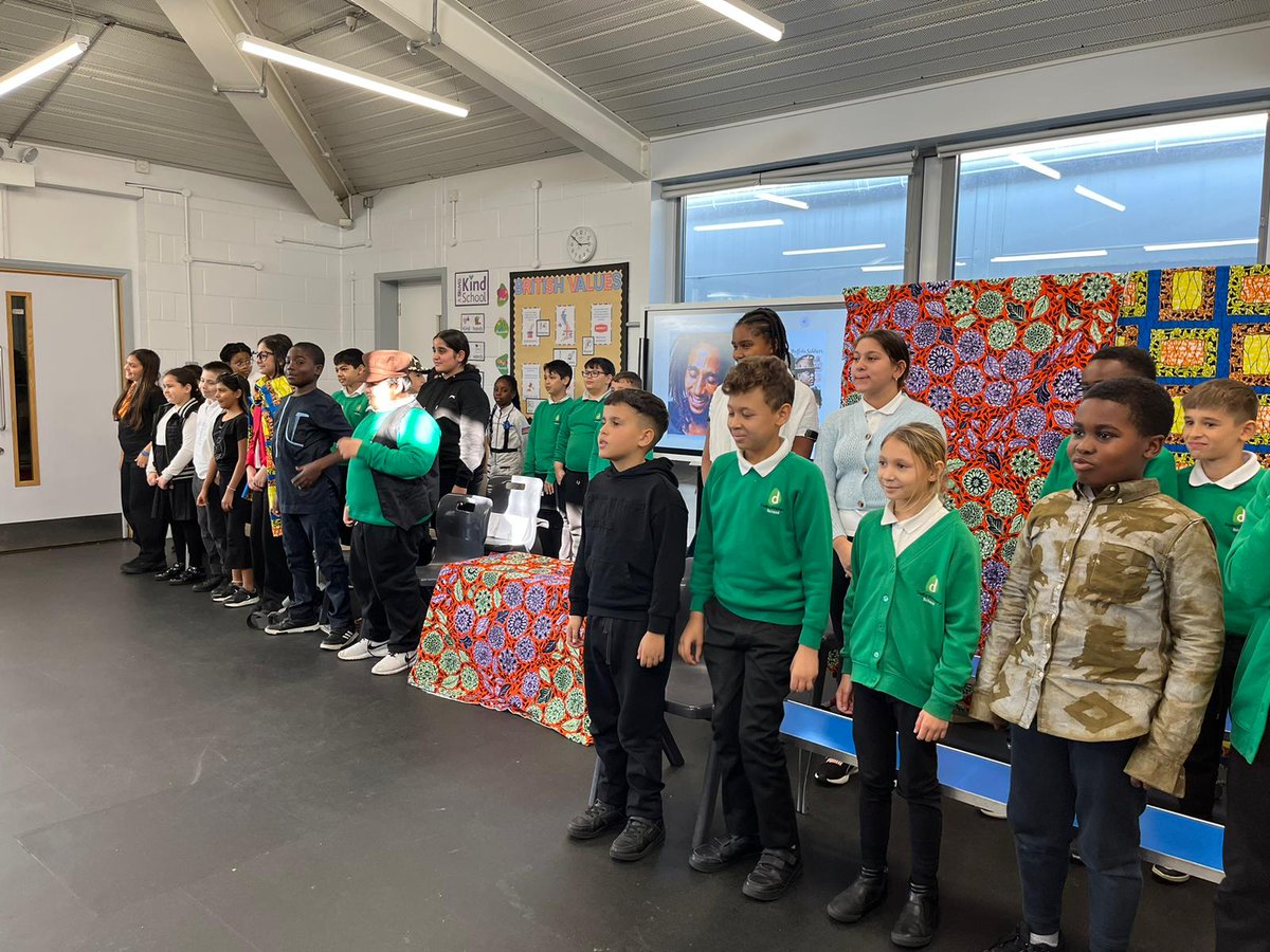 DeltaPrimary's tweet image. Fantastic class assembly from our Y5/6 class! The children enjoyed sharing their learning and exploring Black History Month. Thank you to all of our families who came along and showed their support.