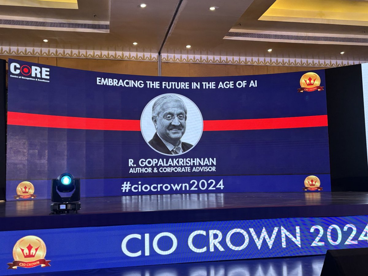 Another interesting session starting … #CIOCrown2024