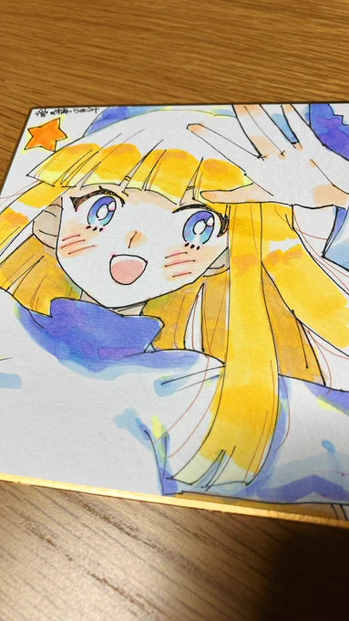 コピックの練習のぷよぷよのウィッチさん 