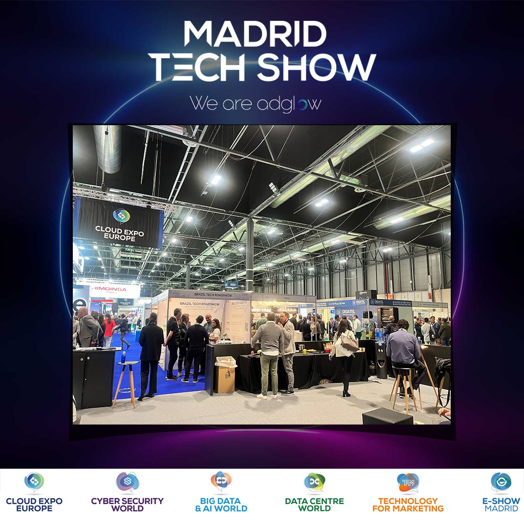 ¡Adglow was here! Pues sí y disfrutando de lo lindo, #Cloud, #Ciberseguridad , #bigdata, Technology for #Marketing... en fin, golosinas para nosotros y que no podíamos dejar de saborear, y sinceramente nos ha sabido a poco...

#madridtechshow #IFEMADRID #iA