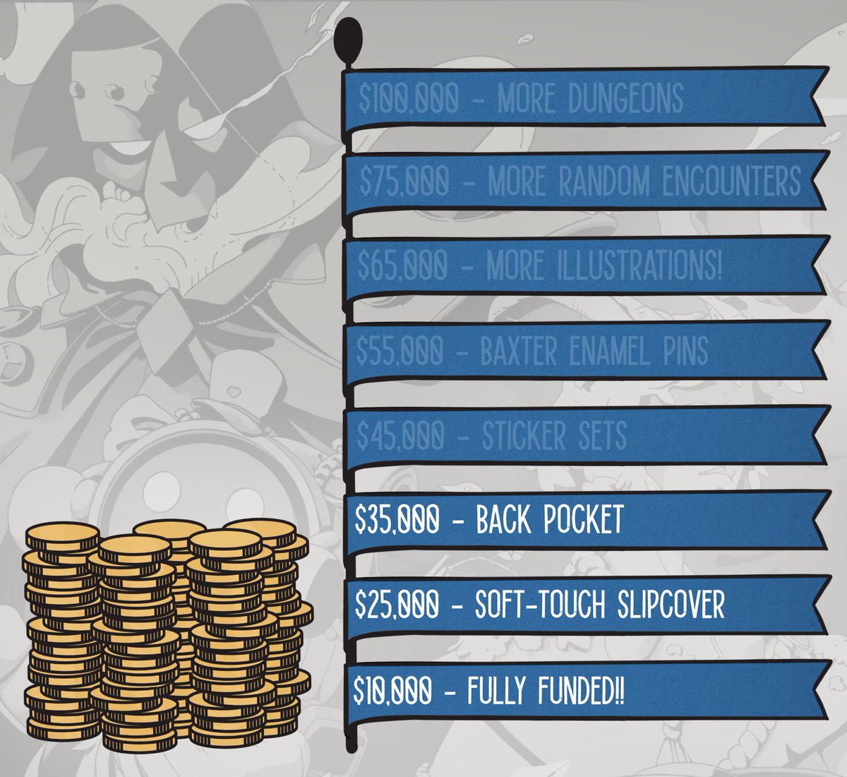 SoloQPlanner's tweet photo. Thank you for helping us reach our second stretch goal! 

With just two hours left, if you want to get involved, you need to join us now: https://t.co/ICrz4AEl9q 

#SoloQ #trrpg #dnd https://t.co/2eMOCZF6UT