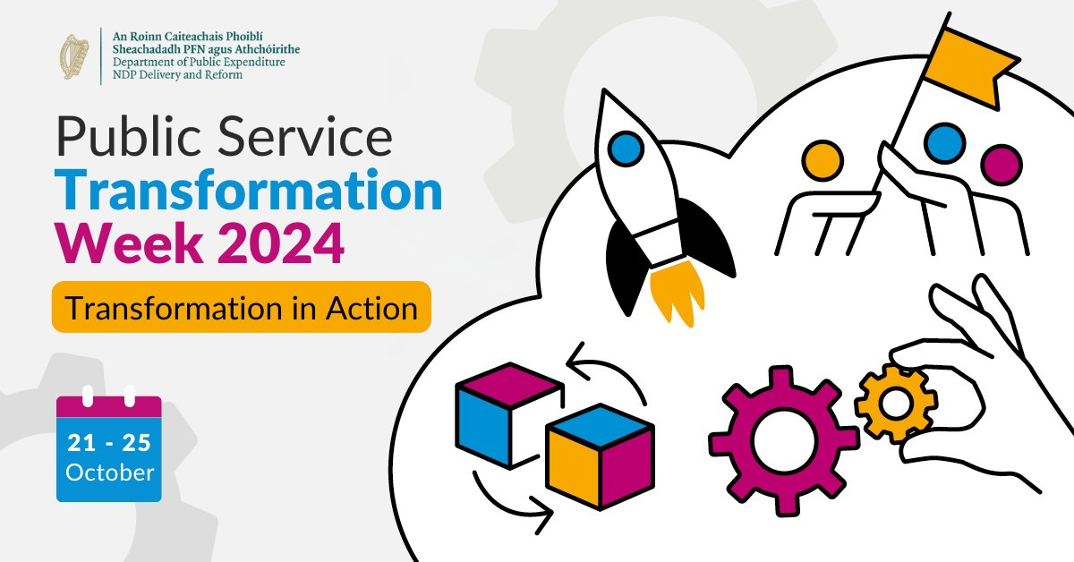 We're delighted to be hosting 3 online events next week as part of Public Service Transformation Week.

These webinars will showcase SOLAS projects &amp; initiatives that are delivering enhanced &amp; more inclusive services for the Irish public #ThisIsFET

Visit: gov.ie/en/publication…