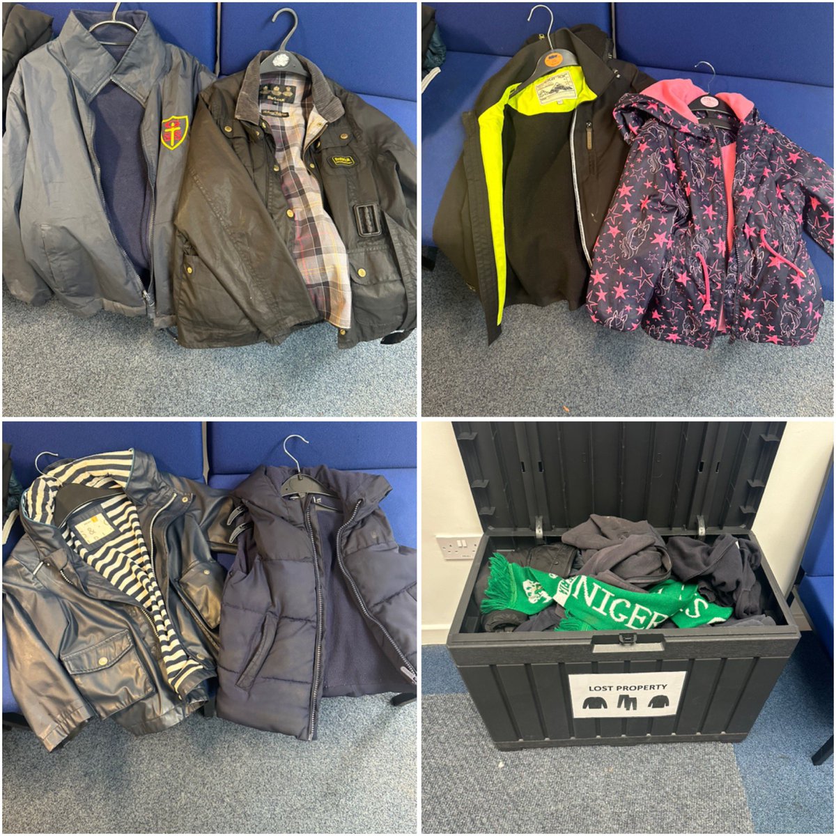 Lost Property will be cleared out ready for next half term - Please reclaim any lost items

Thank you ☺️ 

@thegsaprimary