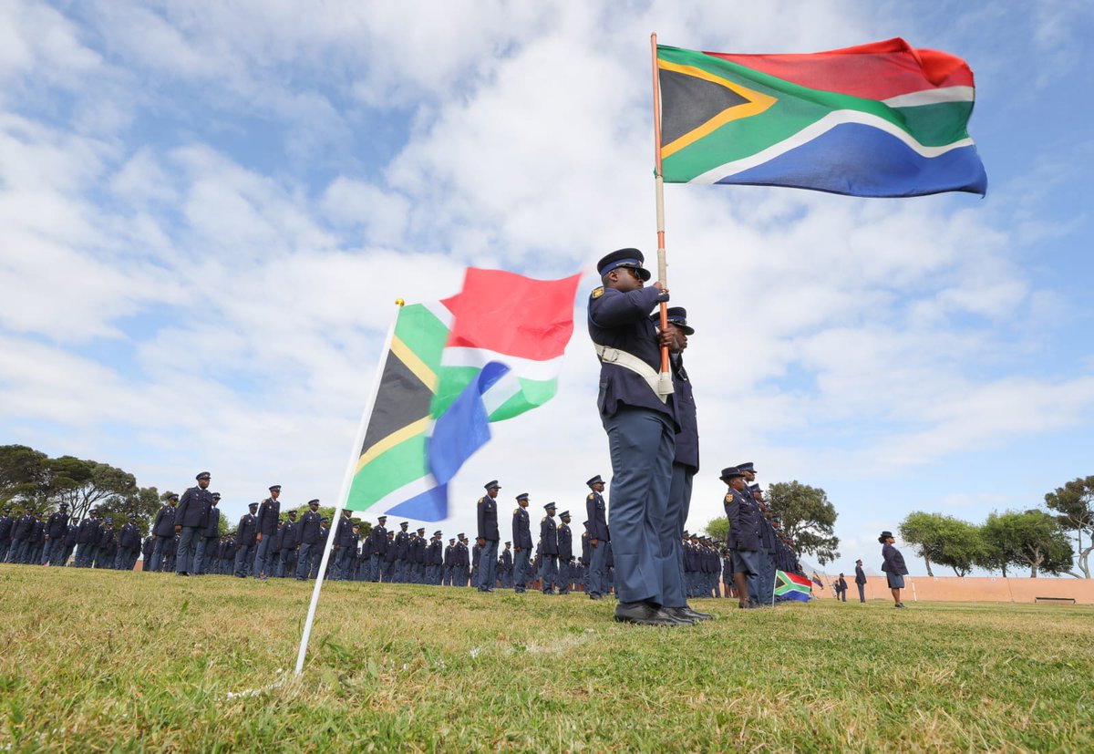 SAPoliceService's tweet photo. #PoliceMinistry [READ] Keynote address by Deputy Minister of Police: Ms Polly Boshielo (MP), at the 2024 #Project10K Passing Out Parade at SAPS Academy, Philippi, Western Cape, 18 October 2024. #PassingOutParades #MoreBootsOnTheGround ME
 https://t.co/sRFt3ylp4N https://t.co/tfbvYBzD4A