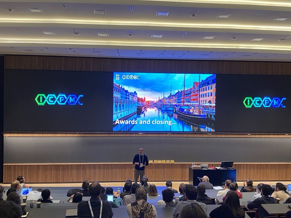 Yesterday was amazing with all your inspiring presentations! 🎉Congrats to the award winners 👏 

Check out today's program: an exciting keynote "Algorithm Engineering for PM"  (Benoît Depaire), the Doctoral Consortium, and the PhD Party! 🎓🎊

🔗 icpmconference.org/2024/program/f…