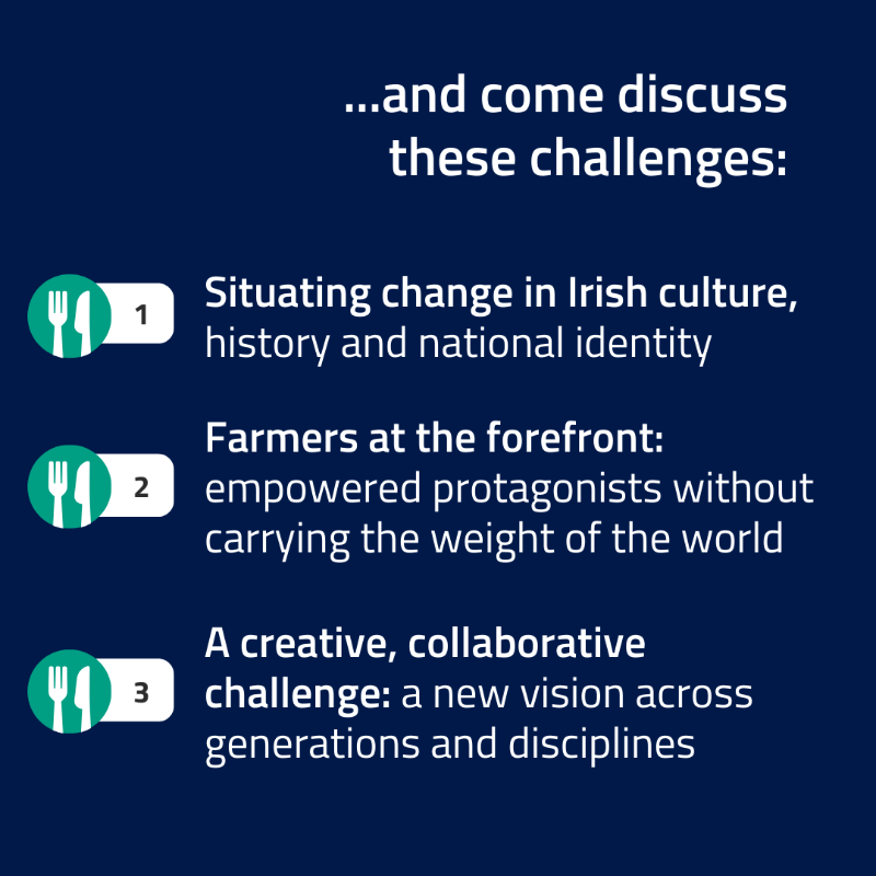 ClimateKIC's tweet photo. Join our summit on reframing #FoodFutures 🌱

Come discuss how we can rethink agriculture in the climate transition by integrating culture, creativity and collective values.

📅 29 Oct, 11:00 CET
🔗 Register for free: https://t.co/7u1qua7MMQ

With @NarrativesLab &amp; @agriculture_ie