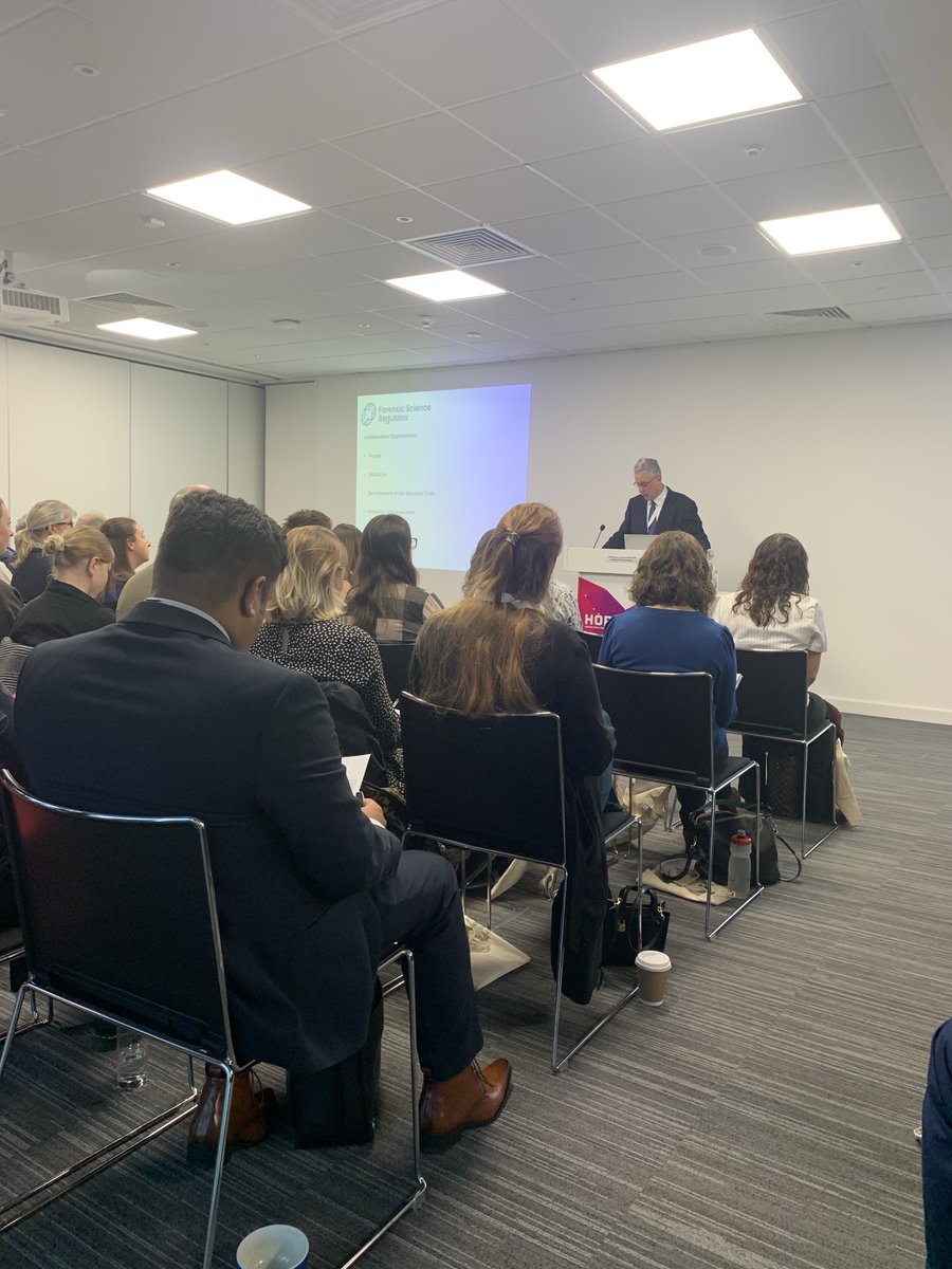 At our #Forensicconference ! #charteredsociety