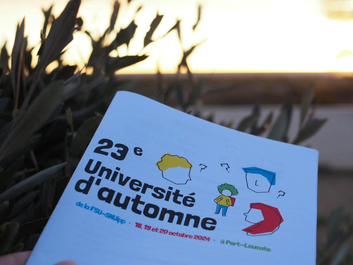 FSU_SNUipp's tweet image. #UDA 2024 : ça commence bientôt !

Rdv en ligne pour celles et ceux qui ne seront pas à #PortLeucate avec nous !