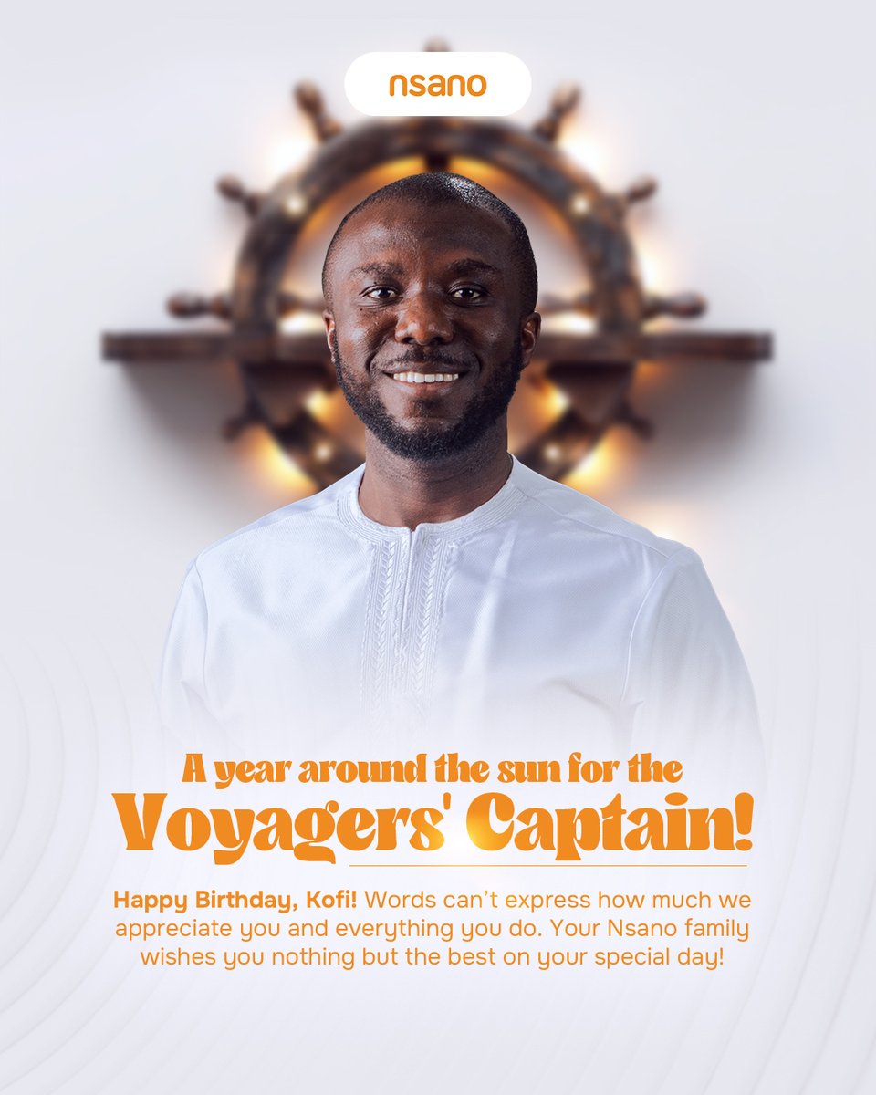 Sending warm birthday wishes to our amazing Kofi Owusu-Nhyira! 🎉❤️