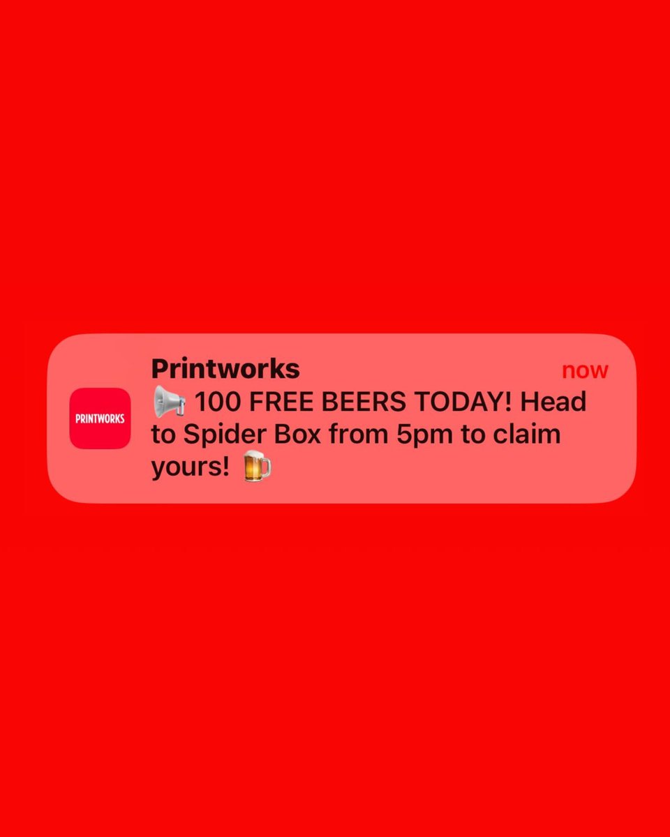 💯 FREE BEERS TODAY!

Join us at Spider Box from 5pm and claim your FREE pint! 🍺 

It’s first come, first served, so don’t miss out. All you need to do is show you’re following @ SpiderBoxUK on Instagram at the door.

Tag who you'll be bringing in the comments!