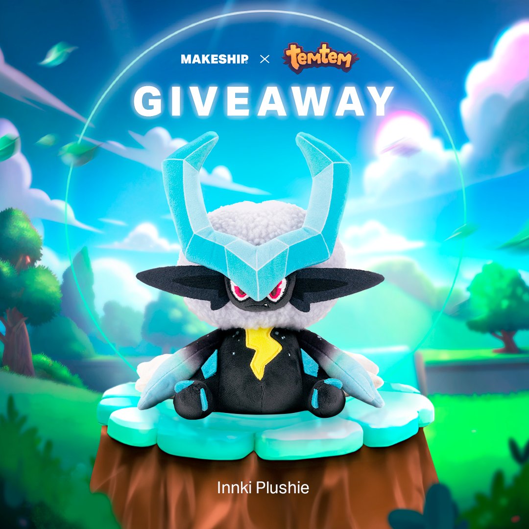 Temtem 🌼 On Patch 0.6.3 (@playtemtem) on Twitter photo Giveaway time!
Two Innki plushies are looking for a cozy home, will you open the door? 🚪
To participate:
💙Follow @makeship and <a href="/PlayTemtem/">Temtem 🔥 Free Demo available!</a>
💛Retweet this post!
Giveaway ends on October 20th! Two winners will be selected at random by <a href="/Makeship/">Makeship</a>, and each will get one Innki Giveaway time!
Two Innki plushies are looking for a cozy home, will you open the door? 🚪
To participate:
💙Follow @makeship and <a href="/PlayTemtem/">Temtem 🔥 Free Demo available!</a>
💛Retweet this post!
Giveaway ends on October 20th! Two winners will be selected at random by <a href="/Makeship/">Makeship</a>, and each will get one Innki