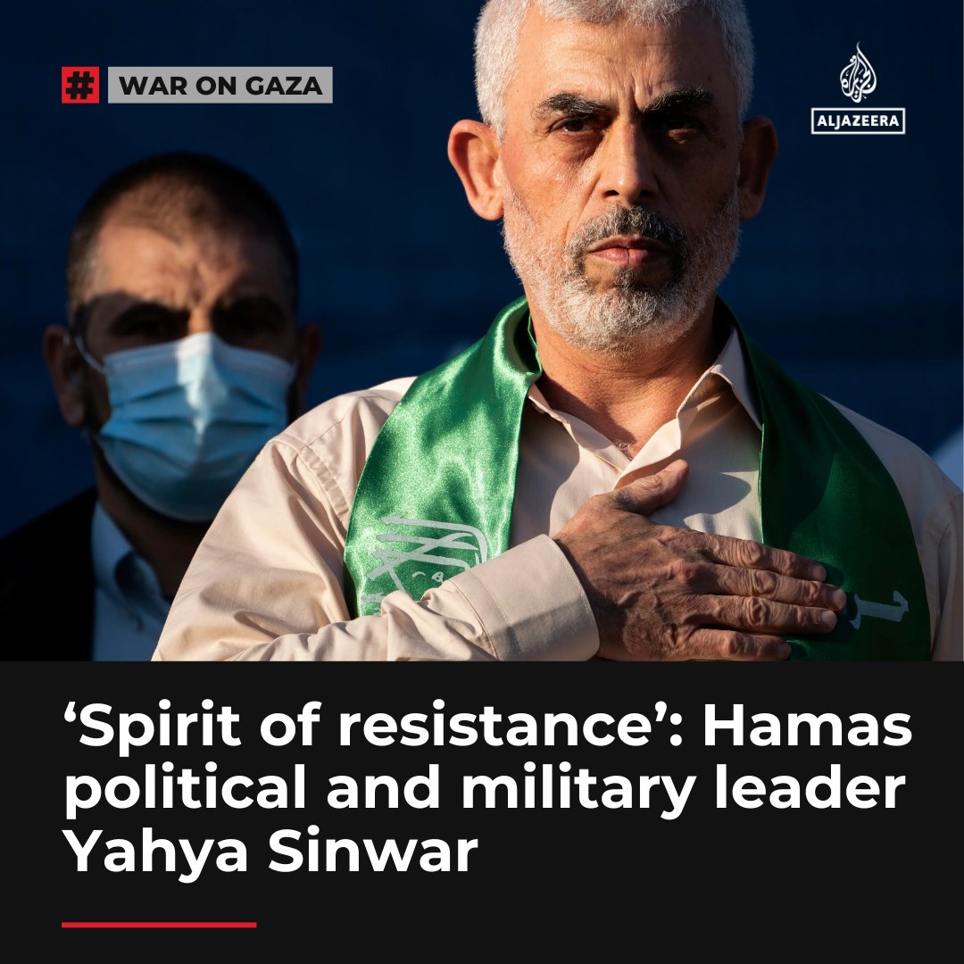 Israel claims to have killed Hamas's political and military leader, Yahya Sinwar, in Gaza, though Hamas has yet to confirm this.

Here's what to know about Yahya Sinwar. 

🔗: aje.io/t9kw9d