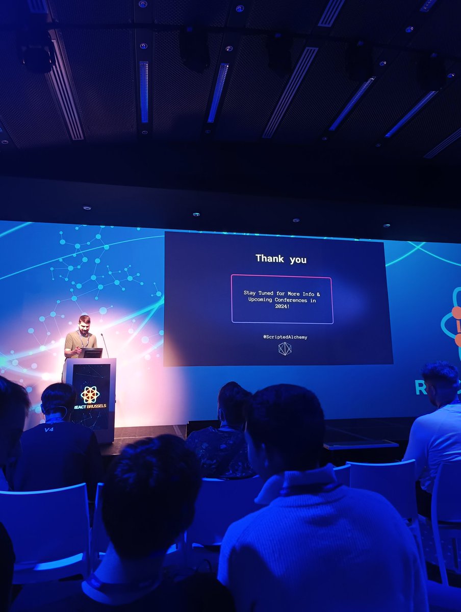 utkARsh2000_'s tweet image. Attended a talk by @ScriptedAlchemy to learn about the future of web development at the #reactbrussels talk! ⚡️ #DistributedApps #ModuleFederation #Rust #rspackdev  @BrusselsReact @BeJS_ @rspack_dev