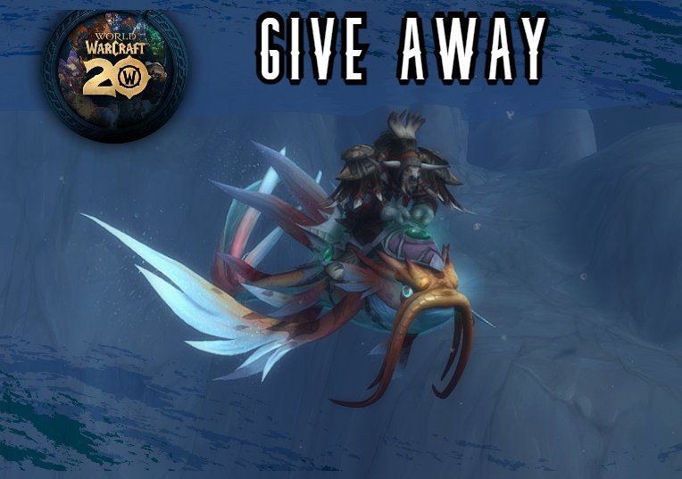 valestrus's tweet image. 🚨WoW Giveaway!🚨 
To celebrate the 20th Anniversary Event, releasing October 23rd, I have a Wondrous Wavewhisker Mount EU code to give away! 🐠🇪🇺 
To enter:  
✅Follow Me
✅Retweet! 
✅Comment: What is your favourite mount in World of Warcraft?

#WoW_Partner  #TheWarWithin