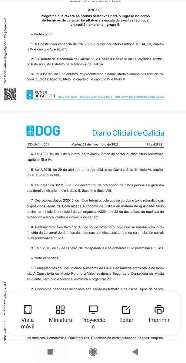 RekeMat1's tweet photo. UXT en Galicia apoia unha unificación d escalas d #AxentesAmbientais con Xefes de Brigadas Bombeiros Forestais co gallo d compartir requisito d titulación de acceso. Alguén lle votou un ollo ao histórico d procesos selectivos destas escalas para propor semellante 💩? @AEAFMA https://t.co/XUy4DKxGyv