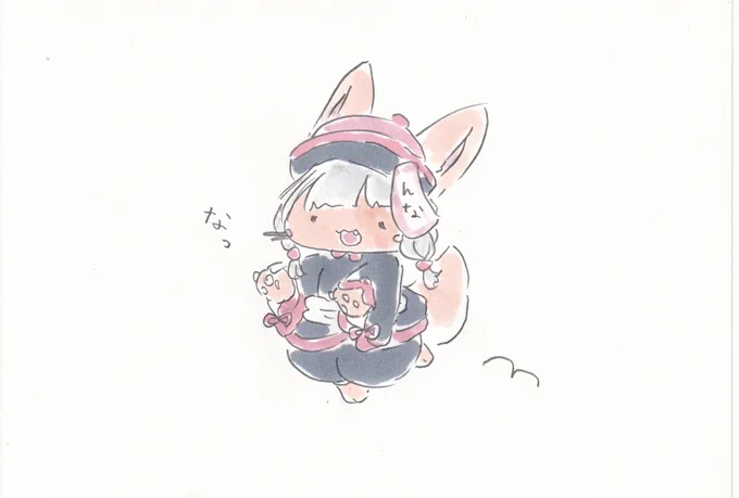 キョンシーんなちゃんかわいいね。#イラスト #メイドインアビス 
